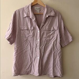 Purple Relaxed Fit Blouse